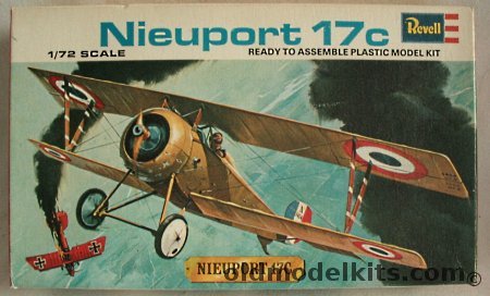 Revell 1/72 Nieuport 17C - Great Britain Issue (Large Box), H631 plastic model kit